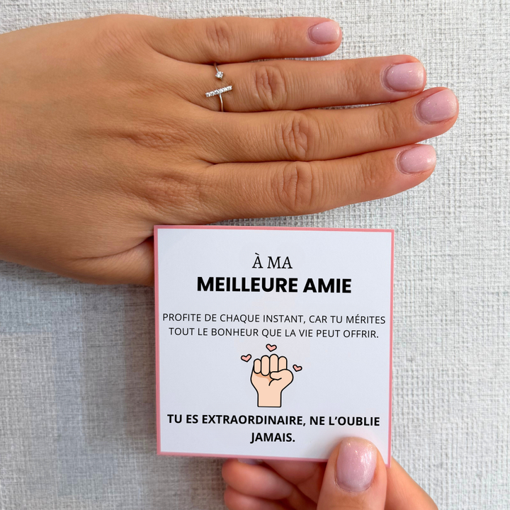 À Ma Meilleure Amie - Bague Girl Power I Ajustable