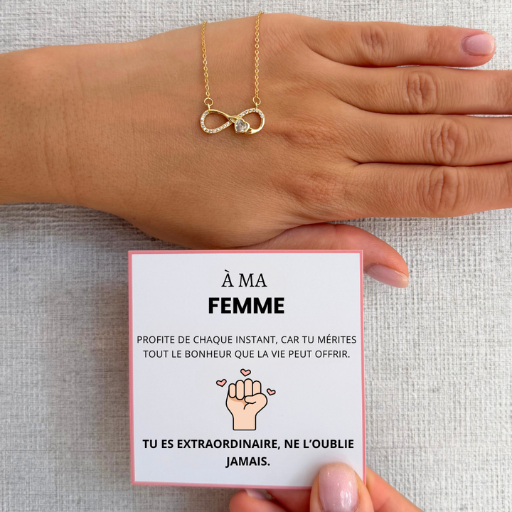 À Ma Femme - Collier Porte Bonheur