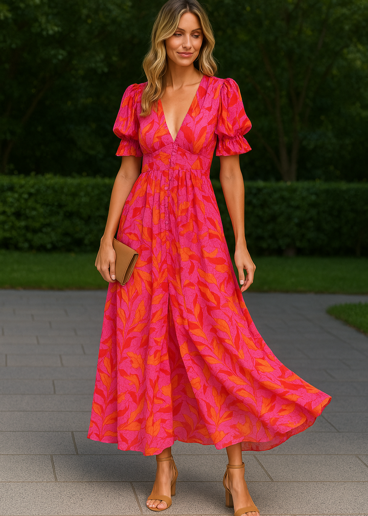 Fleur - Flattering Maxi Dress