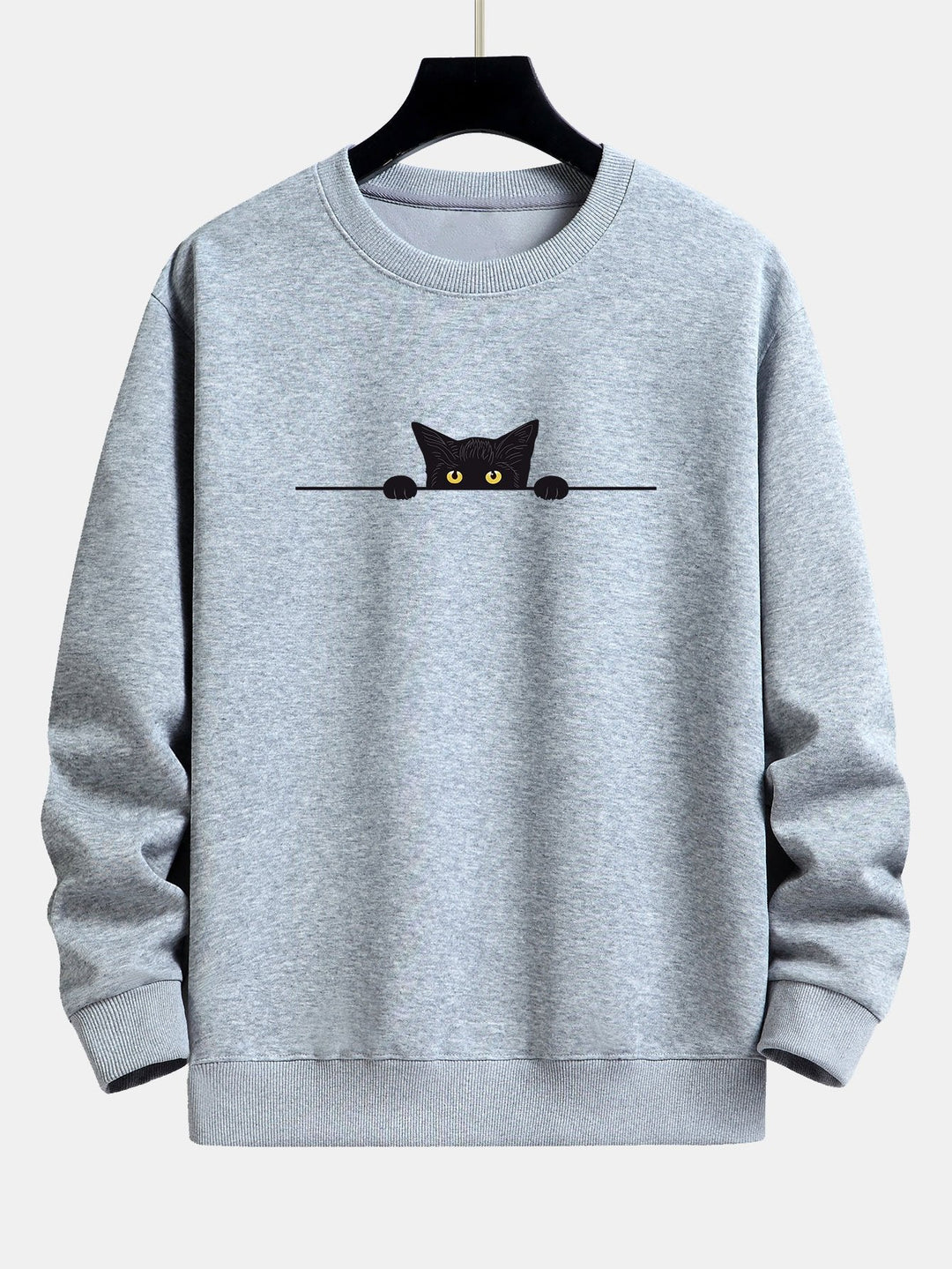 Sweat-shirt Black Cat Imprime RELORD FIT
