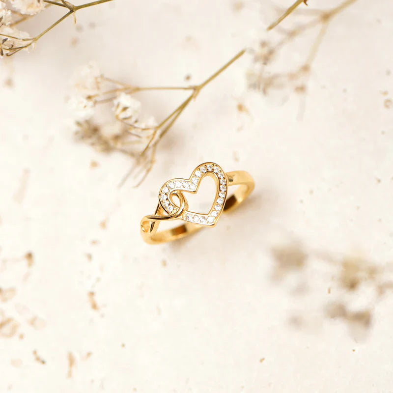 À Ma Maman - Bague Cœur Infini I Ajustable