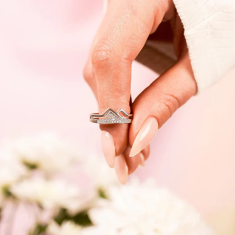 À Ma Femme - Bague Montagne I Ajustable