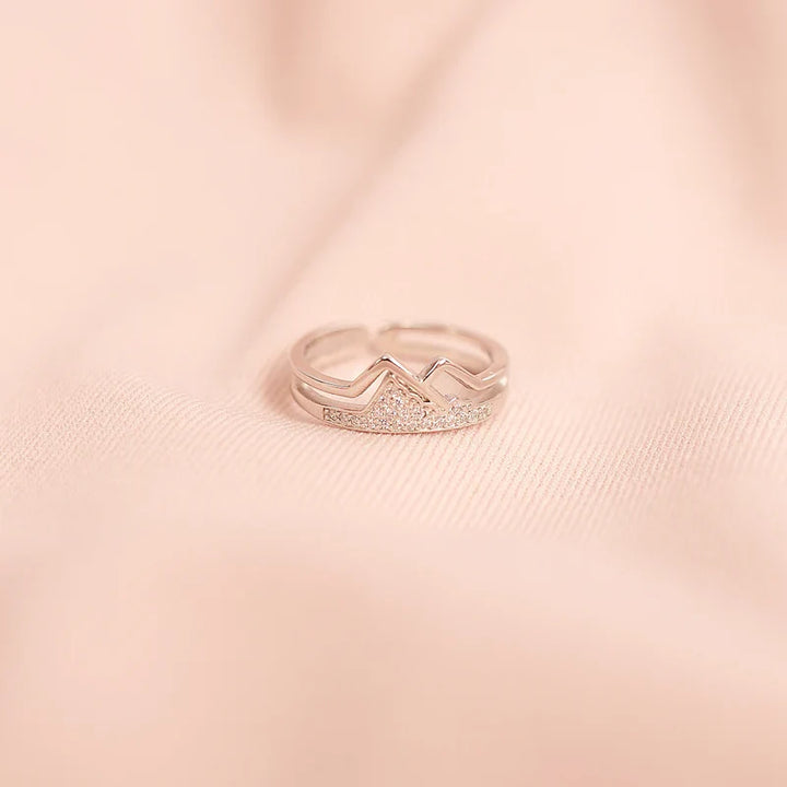 À Ma Fille - Bague Montagne I Ajustable