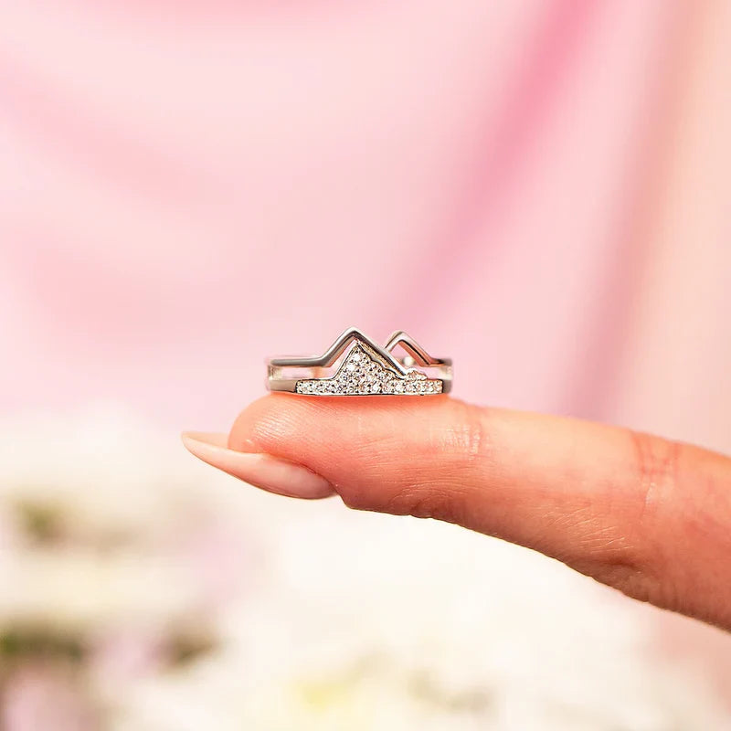 À Ma Fille - Bague Montagne I Ajustable